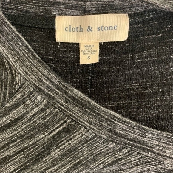 Cloth & Stone Marled Dress Melange Jersey Gray Size Small - Picture 9 of 12